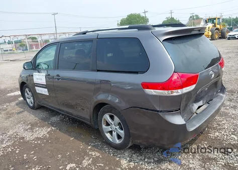 2011 Toyota Sienna Le V6 from USA, damaged, VIN 5TDKK3DC3BS153450